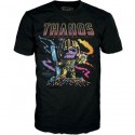 Figurine Pop BlackLight et T-Shirt Marvel Thanos Edition Limitée Funko Boutique Geneve Suisse