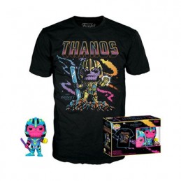 Figurine Funko Pop BlackLight et T-Shirt Marvel Thanos Edition Limitée Boutique Geneve Suisse