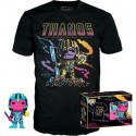Figur Funko Pop BlackLight and T-Shirt Marvel Thanos Limited Edition Geneva Store Switzerland
