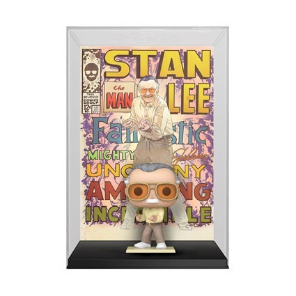 Figur Funko DAMAGED BOX Pop Comic Cover Stan Lee with Hard Acrylic Protector Limited Edition Geneva Store Switzerland