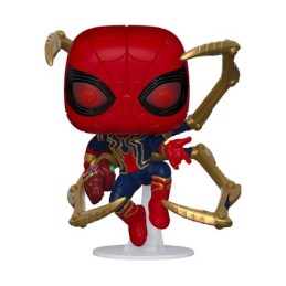 Figuren Funko Pop Phosphoreszierend Avengers 4 Endgame Iron Spider with Nano Gauntlet Limitierte Auflage Genf Shop Schweiz