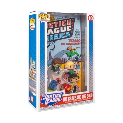 Figurine Funko Pop Comic Covers Justice League of America The Brave and the Bold avec Boîte de Protection Acrylique Edition L... Figurine Funko Pop Comic Covers Justice League of America The Brave and the Bold avec Boîte de Protection Acrylique Edition L...