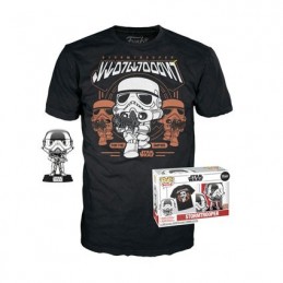 Figurine Pop Chrome et T-shirt Star Wars Stormtrooper Edition Limitée Funko Boutique Geneve Suisse