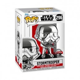 Figurine Pop Chrome Star Wars Stormtrooper Edition Limitée Funko Boutique Geneve Suisse