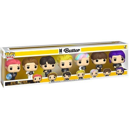 Figur Funko Pop Rocks BTS Butter 7-Pack Limited Edition Geneva Store Switzerland