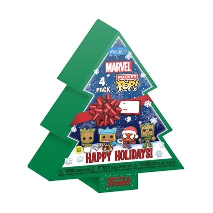 Figurine Funko Pop Pocket Marvel Holiday 2022 Box Sapin de Noël 4-Pack Boutique Geneve Suisse