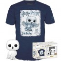 Figuren Pop Metallish und T-Shirt Harry Potter Hedwig Funko Genf Shop Schweiz