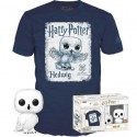 Figuren Funko Pop Metallish und T-Shirt Harry Potter Hedwig Limitierte Auflage Genf Shop Schweiz