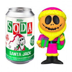 Funko Vinyl Soda Blacklight Nightmare Before Christmas Santa Jack Chase Limitierte Auflage (International)