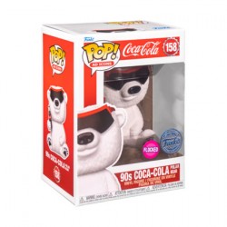 Pop Flocked Coca Cola 90's Coca-Cola Polar Bear Limited Edition
