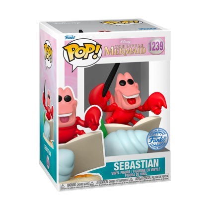 Figur Pop The Little Mermaid Sebastian Limited Edition Funko Geneva Store Switzerland