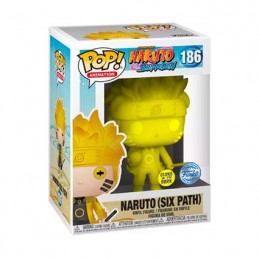 Figurine Funko Pop Phosphorescent Naruto Shippuden Naruto Six Path Yellow Edition Limitée Boutique Geneve Suisse