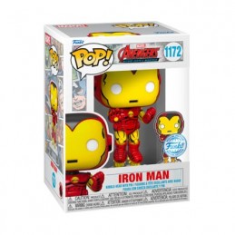 Figurine Pop Avengers Beyond Earth’s Mightiest Iron Man 60ème Anniversaire avec Pins Edition Limitée Funko Boutique Geneve Su...