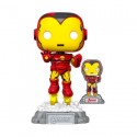 Figurine Funko Pop Avengers Beyond Earth’s Mightiest Iron Man 60ème Anniversaire avec Pins Edition Limitée Boutique Geneve Su...