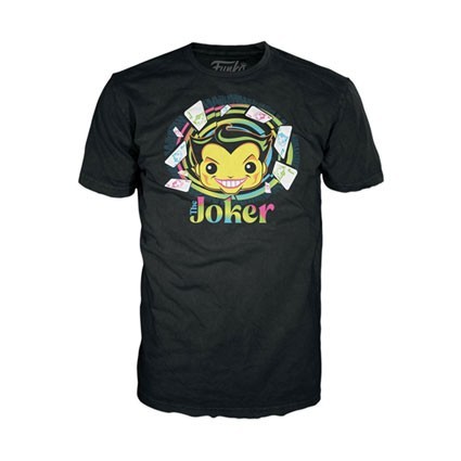 Figuren Funko T-shirt Joker BlackLight Limitierte Auflage Genf Shop Schweiz Figuren Funko T-shirt Joker BlackLight Limitierte Auflage Genf Shop Schweiz