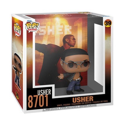 Figuren Funko Pop Rocks Albums Usher 8701 mit Acryl Schutzhülle Genf Shop Schweiz