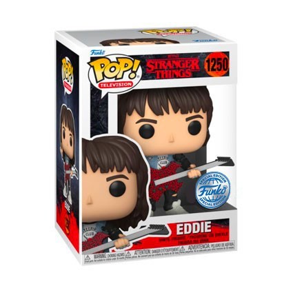 Figur Funko Pop Stranger Things Eddie with Guitar Limited Edition Geneva Store Switzerland