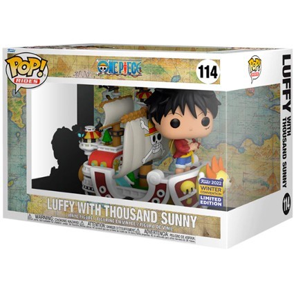 Figuren Pop Rides Winter Convention 2022 One Piece Luffy with Thousand Sunny Limitierte Auflage Funko Genf Shop Schweiz