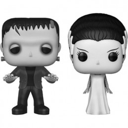 Figurine Funko Pop Bride of Frankenstein 1935 The Monster and The Bride Black and White 2-Pack Edition Limitée Boutique Genev...