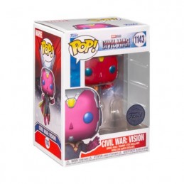 Figurine Funko Pop Captain America Civil War Vision Build-A-Scene Edition Limitée Boutique Geneve Suisse