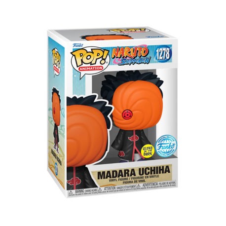 Figurine Pop Phosphorescent Naruto Madara Uchiha Edition Limitée Funko Boutique Geneve Suisse
