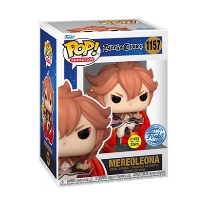 Figurine Pop Phosphorescent Black Clover Mereoleona Edition Limitée Funko Boutique Geneve Suisse