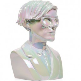 Figuren Kidrobot Andy Warhol 30 cm Andy Warhol Büste Schillernde Edition Genf Shop Schweiz