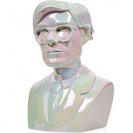 Figuren Kidrobot Andy Warhol 30 cm Andy Warhol Büste Schillernde Edition Genf Shop Schweiz