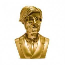Figur Andy Warhol 12 inch Andy Warhol Bust Gold Edition Kidrobot Geneva Store Switzerland