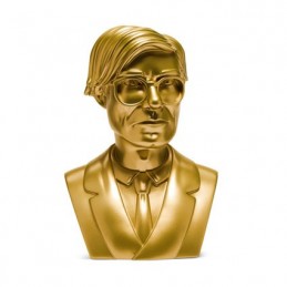 Figuren Kidrobot BESCHÄDIGTE BOX Andy Warhol 30 cm Andy Warhol Büste Gold Edition Genf Shop Schweiz