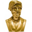 Figuren Kidrobot BESCHÄDIGTE BOX Andy Warhol 30 cm Andy Warhol Büste Gold Edition Genf Shop Schweiz