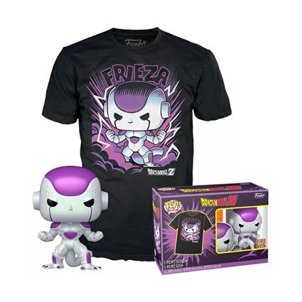 Figuren Funko Pop Metallish und T-shirt Dragonball Z Frieza Limitierte Auflage Genf Shop Schweiz