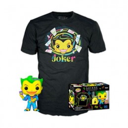 Figurine Pop BlackLight et T-shirt Joker Edition Limitée Funko Boutique Geneve Suisse