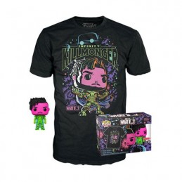 Figurine Funko Pop et T-shirt Blacklight What If…? Killmonger Edition Limitée Boutique Geneve Suisse