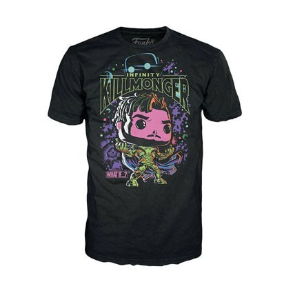 Figur Funko T-shirt Blacklight What If…? Killmonger Limited Edition Geneva Store Switzerland