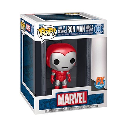 Figuren Funko Pop Deluxe Iron Man Hall of Armor Model 8 Silver Centurion Limitierte Auflage Genf Shop Schweiz