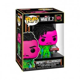 Figurine Funko Pop Blacklight What If…? Killmonger Edition Limitée Boutique Geneve Suisse