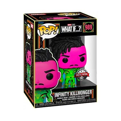 Figuren Pop Blacklight What If…? Killmonger Limitierte Auflage Funko Genf Shop Schweiz