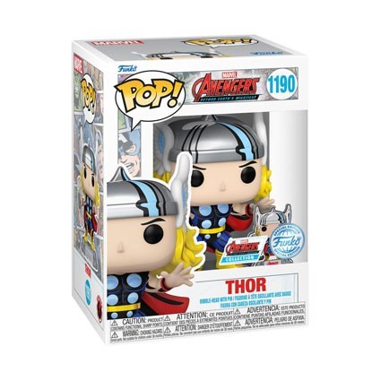 Figuren Funko Pop Avengers 60. Geburtstag Thor mit Pin Limitierte Auflage Genf Shop Schweiz