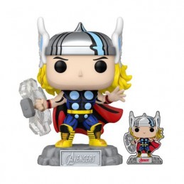 Figuren Funko Pop Avengers 60. Geburtstag Thor mit Pin Limitierte Auflage Genf Shop Schweiz