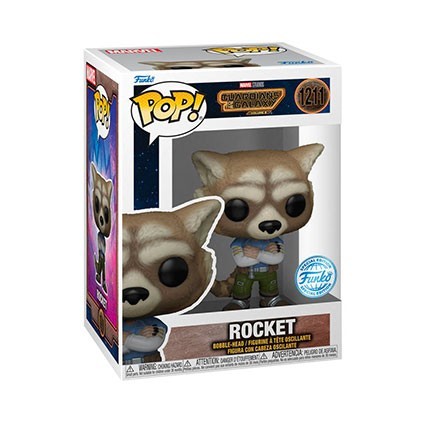 Figurine Funko Pop Les Gardiens de la Galaxie Vol. 3 Rocket Edition Limitée Boutique Geneve Suisse