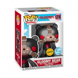 Figurine Funko Pop Mori Chack Gloomy Bear Translucide Noir Chase Edition Limitée Boutique Geneve Suisse
