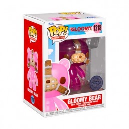 Figuren Pop Mori Chack Gloomy Bear Durchscheinend Rosa Limitierte Auflage Funko Genf Shop Schweiz