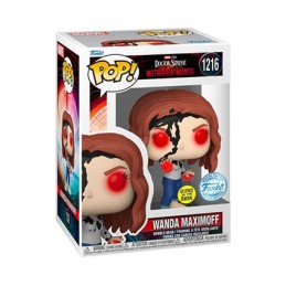 Figur Funko Pop Glow in the Dark Marvel Doctor Strange 2 Multiverse of Madness Wanda Maximoff Limited Edition Geneva Store Sw...