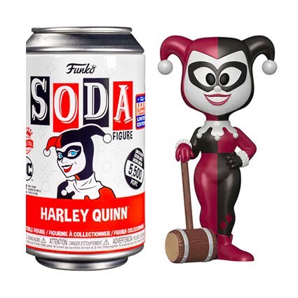 Figur Funko Funko Vinyl Soda SDCC 2021 Metallic Harley Quinn Chase Limited Edition (International) Geneva Store Switzerland