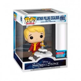 Pop Deluxe NYCC 2021 Merlin l'Enchanteur Arthur Pulling Excalibur Edition Limitée