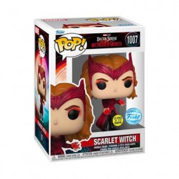 Figurine Pop Phosphorescent Doctor Strange in the Multiverse of Madness Scarlet Witch Edition Limitée Funko Boutique Geneve S...