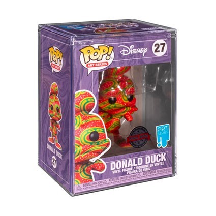 Figurine Funko Pop Disney Artist Series Donald Duck avec Boite de Protection Acrylique Edition Limitée Boutique Geneve Suisse