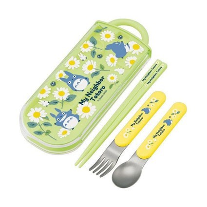 Figuren Skater Mein Nachbar Totoro Essstäbchen und Löffel und Gabel Set Daisies Genf Shop Schweiz