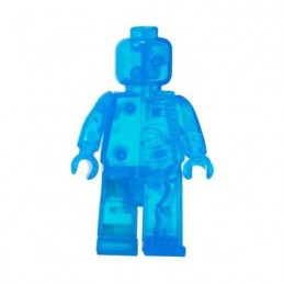 Lego Rainbow Micro Anatomic Blue by Jason Freeny (No box)